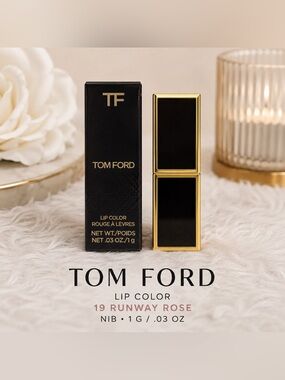 Tom Ford Lip Color Mini Lipstick #19 Runway Rose mini NIB